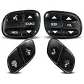 4 Pcs Steering Wheel Switch Control Buttons for Chevy Silverado 1500 GMC Sierra