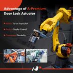 Rear Dual Back Swing-Out Door Door Lock Actuator for Dodge Sprinter 2500 3500