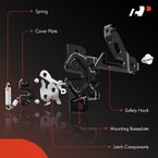 Front Hood Latch Lock with Remote Start for Dodge Dart 2013-2016 Sedan