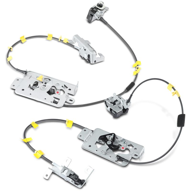 2 Pcs Rear Door Lock Actuator for Ford F150 20042008 Extended Cab