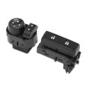 2 Pcs Mirror Switch & Door Lock Switch for 2011 GMC Sierra 2500 HD