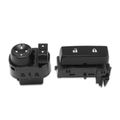 2 Pcs Mirror Switch & Door Lock Switch for 2011 GMC Sierra 2500 HD