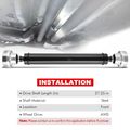 Front Driveshaft Prop Shaft Assembly for 2018 Dodge Durango