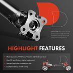 Rear Driveshaft Prop Shaft Assembly for Dodge Dakota 2006-2010 Raider 3.7L RWD
