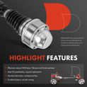 Front Driveshaft Prop Shaft Assembly for Ford Bronco 2021-2023 V6 2.7L 4WD
