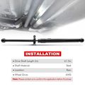 Rear Driveshaft Prop Shaft Assembly for 2014 Audi Q7