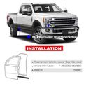 2 Pcs Front Door Lower Weatherstrip Seal for Ford F-250 Super Duty 99-16 Excursion