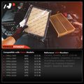 2 Pcs Engine Air Filter for 1998 Volvo V70 2.3L l5