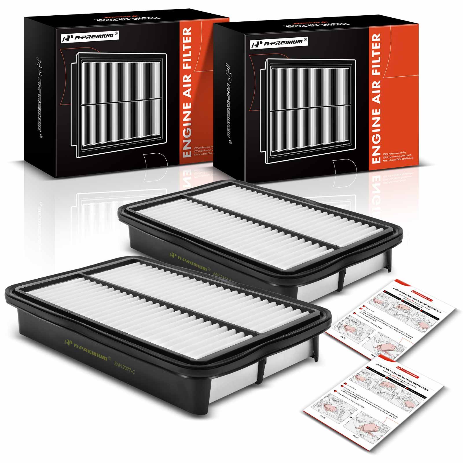 2 Pcs Engine Air Filter for Toyota Celica 1990-2005 Corolla MR2 Spyder ...