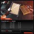 2 Pcs Engine Air Filter with Rigid Panel for 1995 Mazda Protege