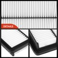 2 Pcs Engine Air Filter with Rigid Panel for 1995 Mazda Protege