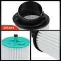 2 Pcs Engine Air Filter with Rigid Panel for Acura Integra 1994-2001 L4 1.8L