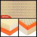 2 Pcs Engine Air Filter for 2002 Nissan Quest 3.3L V6