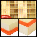 2 Pcs Engine Air Filter for 2002 Volkswagen Jetta 1.8L l4