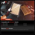 Engine Air Filter with Rigid Panel for 2006 Mitsubishi Montero