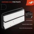 2 Pcs Engine Air Filter with Rigid Panel for 2005 Jeep Wrangler 2.4L l4