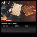 2 Pcs Engine Air Filter with Rigid Panel for 2005 Jeep Wrangler 2.4L l4