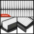 2 Pcs Engine Air Filter with Rigid Panel for 2005 Jeep Wrangler 2.4L l4