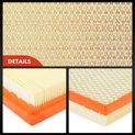 2 Pcs Engine Air Filter with Flexible Panel for Saturn Ion 2006-2007 L4 2.2L 2.4L
