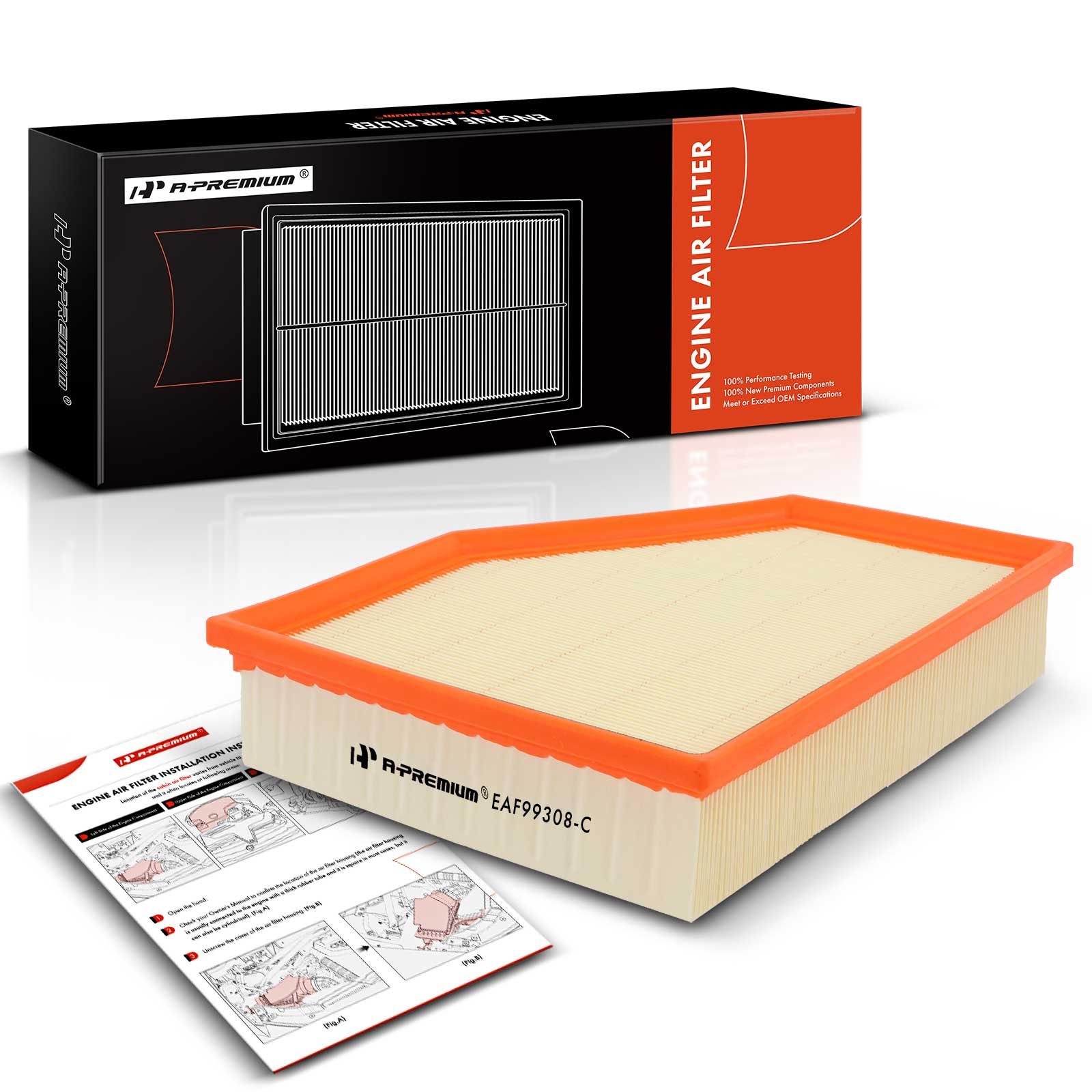 Front Engine Air Filter for BMW 530e 530i 540i 640i xDrive X3 X4 X5 X6 X7 APremium