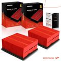 2 Pcs High Performance Engine Air Filter for 2019 Ram 5500 6.4L V8