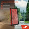 High Performance Engine Air Filter for 2002 Chevrolet S10 4.3L V6