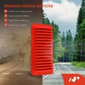 2 Pcs Front High Performance Engine Air Filter for 2008 Toyota Matrix 1.8L l4