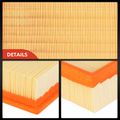 2 Pcs Engine Air Filter with Flexible Panel for 2007 Hyundai Sonata