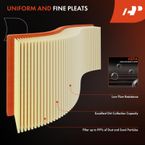 Engine Air Filter with Flexible Panel for Dodge Nitro 07-11 Jeep Liberty 08-12