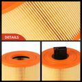 2 Pcs Engine Air Filter for 2008 BMW 130i