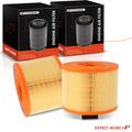 2 Pcs Engine Air Filter for 2008 BMW 130i