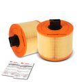 2 Pcs Engine Air Filter for 2008 BMW 130i