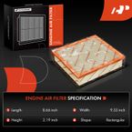 Engine Air Filter for Dodge Durango Toyota Avalon Camry Lexus ES350 Jeep
