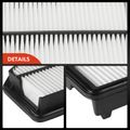 2 Pcs Engine Air Filter with Rigid Panel for Honda CR-V 2012-2014 L4 2.4L