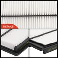 2 Pcs Engine Air Filter with Rigid Panel for 2019 Nissan TITAN 5.6L V8