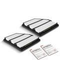 2 Pcs Engine Air Filter with Rigid Panel for 2022 Nissan Altima