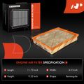 Engine Air Filter with Flexible Panel for 2020 Ford Ranger 2.3L l4