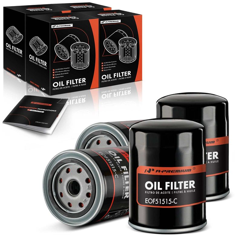 4 Pcs Engine Oil Filter for 1965 Ford Country Squire 4.3L V8