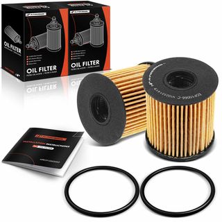 2 Pcs Engine Oil Filter for Metropolitan Series B Mini Cooper Paceman Cooper