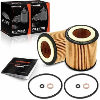 2 Pcs Engine Oil Filter for BMW 128i 2008-2013 228i xDrive 2015-2016 328xi X3