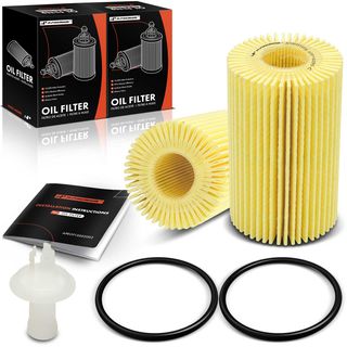 2 Pcs Engine Oil Filter for Toyota Tundra Land Cruiser Lexus IS500 LX570 GS F