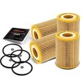 4 Pcs Engine Oil Filter for 2014 Freightliner Sprinter 2500 3.0L V6