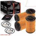 4 Pcs Engine Oil Filter for 2013 Hyundai Genesis Coupe 3.8L V6