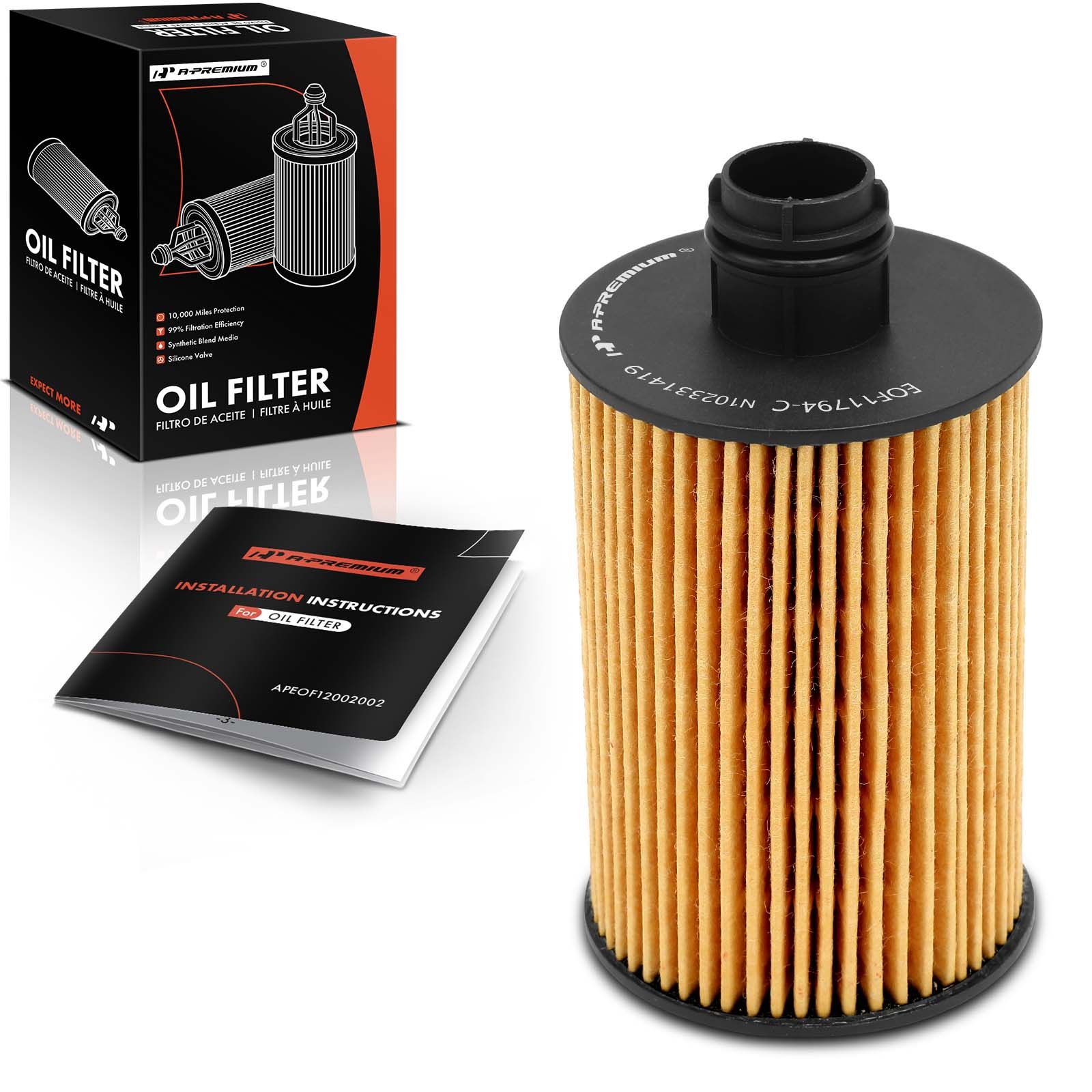 Engine Oil Filter for 2016 Jeep Grand Cherokee APremium