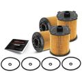 4 Pcs Engine Oil Filter for 2018 Volvo V90 Cross Country 2.0L l4