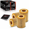 4 Pcs Engine Oil Filter for 2021 Land Rover Range Rover Sport 3.0L V6