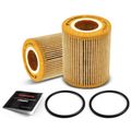 2 Pcs Engine Oil Filter for 2017 Land Rover Discovery 3.0L V6