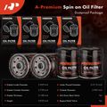 4 Pcs Engine Oil Filter for 1997 Mercury Tracer