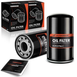 2 Pcs Engine Oil Filter for Ford F-250 1994-1996 F-350 10K Miles Protection