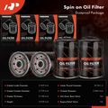 4 Pcs Engine Oil Filter for 1988 GMC K1500 4.3L V6